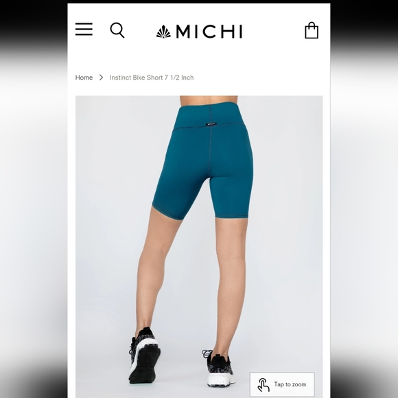 MICHI Pants - MICHI Instinct Bike Short 7 1/2 Inch Size XS CANADA MADE